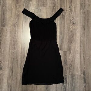 Ralph by Ralph Lauren Black dress size XS | Off-the-Shoulder Cocktail Dress